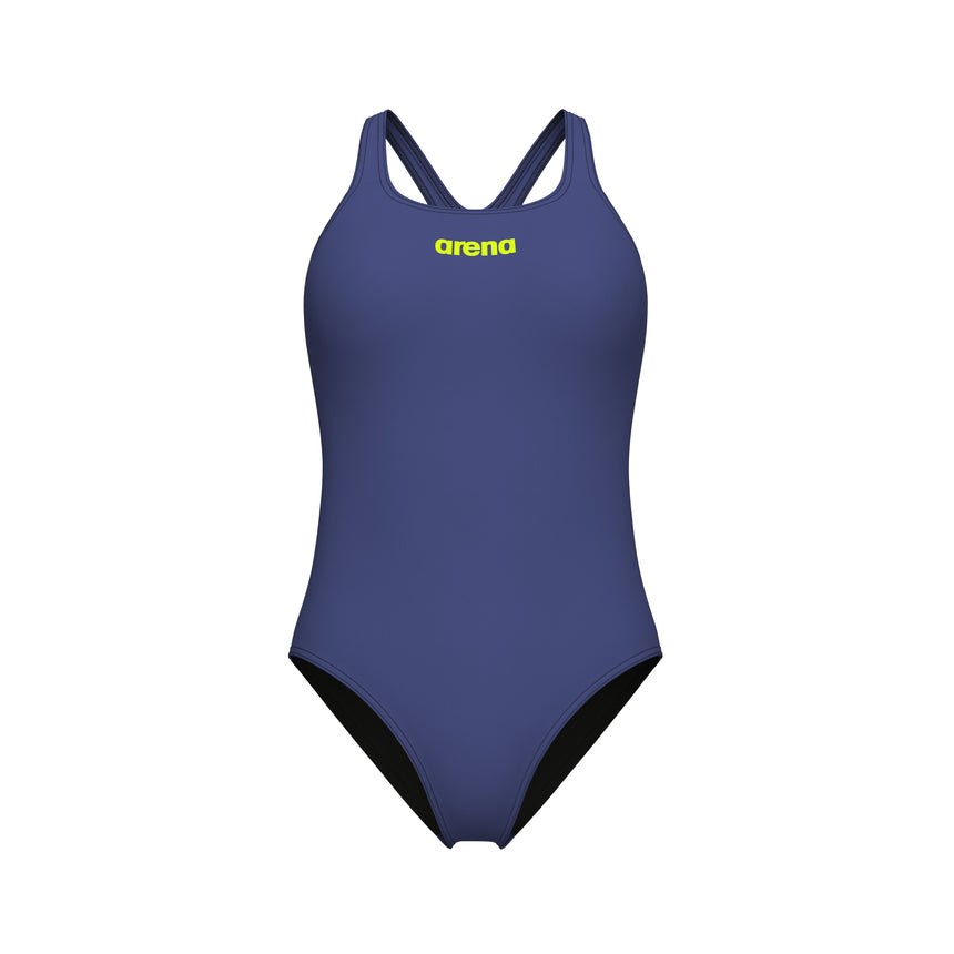 Arena Dames Badpak Team Swim Pro Solid Future-Dusk/Zwart