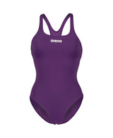 Arena Dames Badpak Team Swim Pro Solid Pruim-Wit