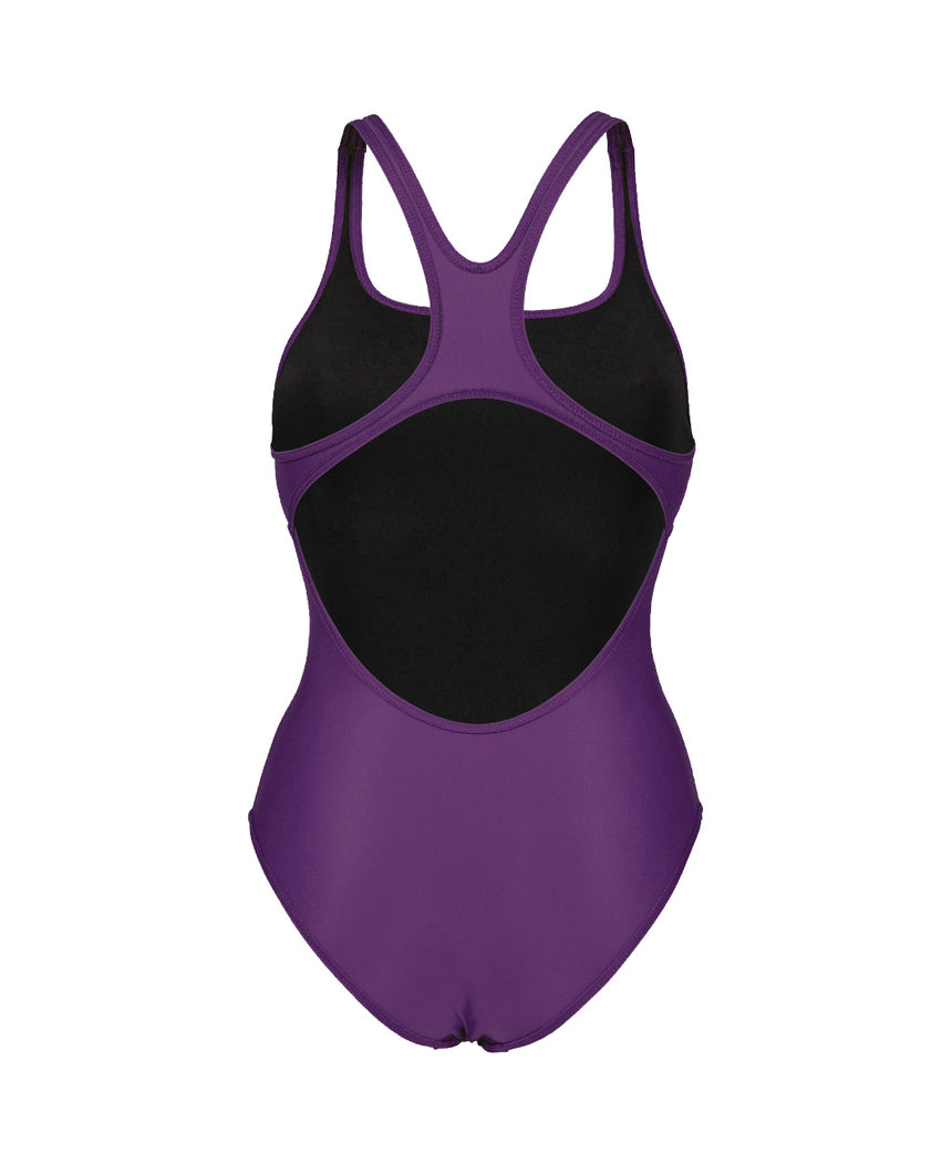 Arena Dames Badpak Team Swim Pro Solid Pruim-Wit
