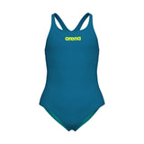 Arena Meisjes Badpak Team Swim Pro Solid Blauw-Cosmo/Water