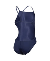Arena Girls Swimsuit Team Challenge Solid Navy White