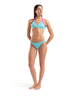 Arena Dames Bikini Top Team Tie Back Solid Water Very Fuchsia
