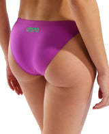 Arena Dames Bikini Broekje Team Solid Very Fuchsia Team Groen