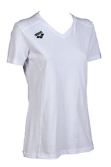 Arena Dames T-shirt Team Panel Wit