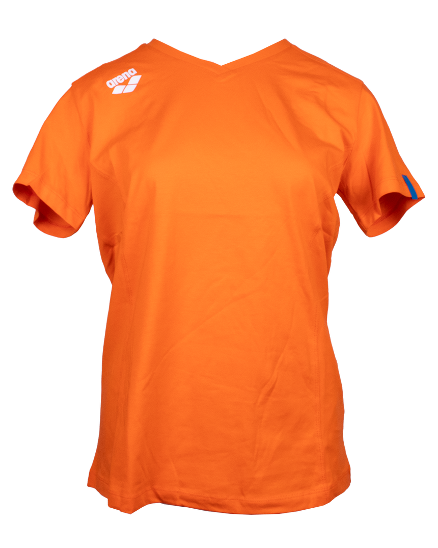 Arena Dames T-shirt Team Panel Oranje