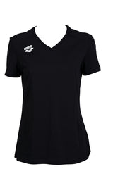 Arena Dames T-shirt Team Panel Zwart