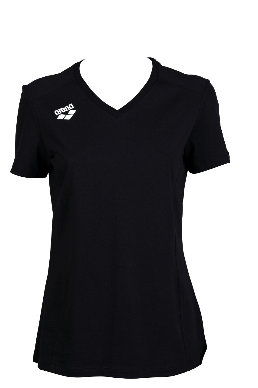 Arena Dames T-shirt Team Panel Zwart