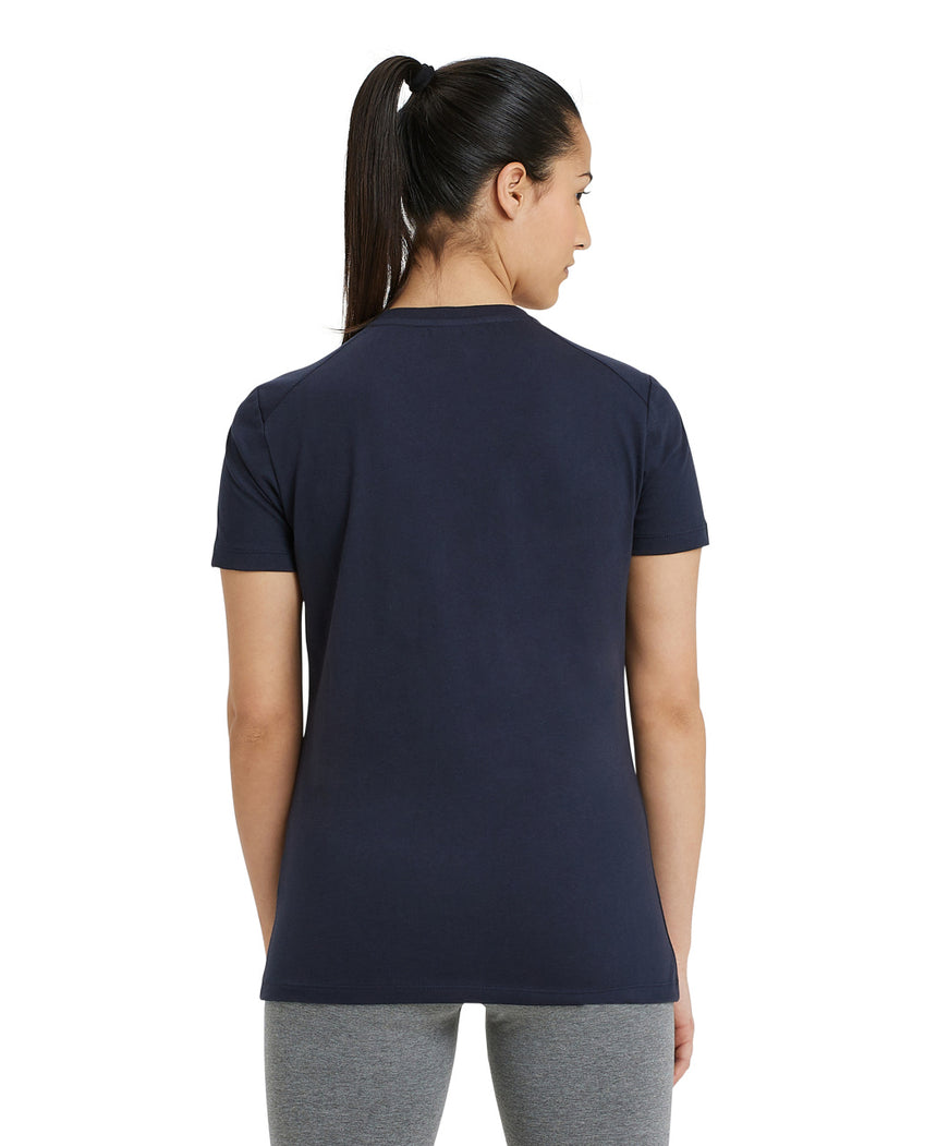 Arena Dames T-shirt Team Panel Marine
