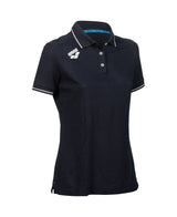 Arena Dames Poloshirt Team Solid Cotton Marine