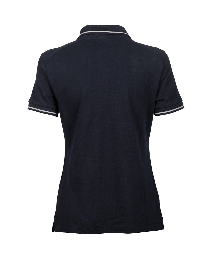 Arena Dames Poloshirt Team Solid Cotton Marine