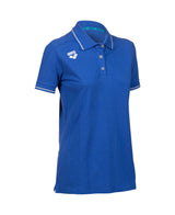 Arena Dames Poloshirt Team Solid Cotton Royal