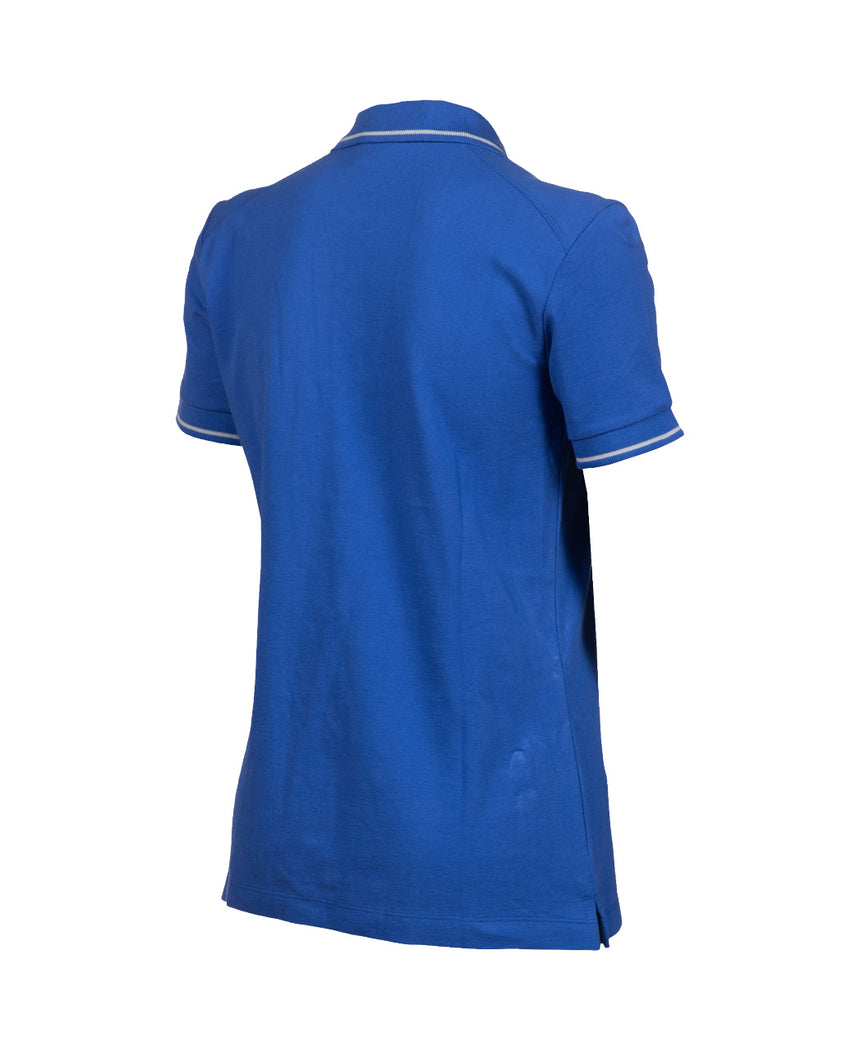 Arena Dames Poloshirt Team Solid Cotton Royal