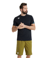 Arena T-shirt Team Solid Zwart