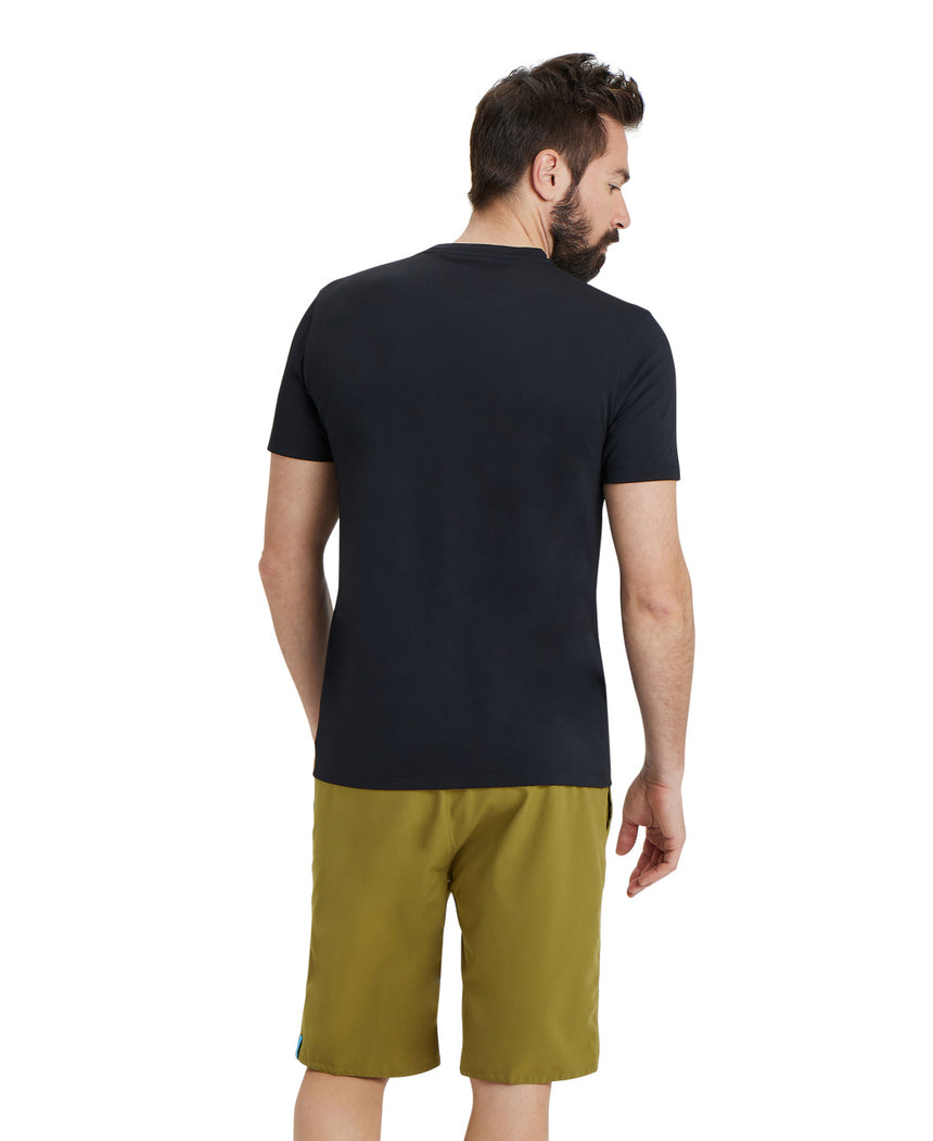 Arena T-shirt Team Solid Zwart