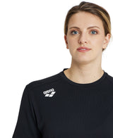Arena T-shirt Team Solid Zwart