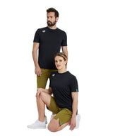 Arena T-shirt Team Solid Zwart
