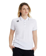 Arena Poloshirt Team Solid Cotton Wit