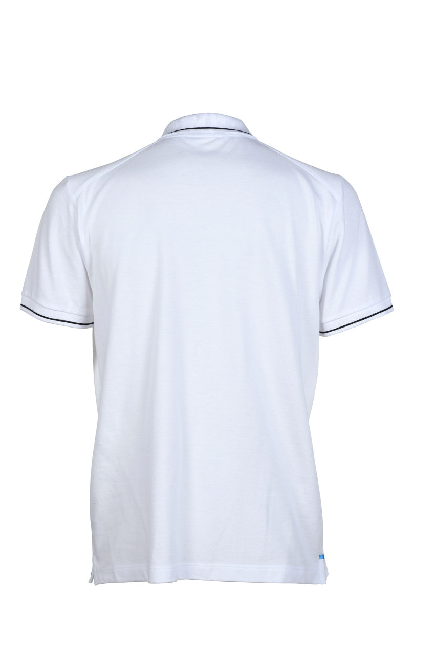 Arena Poloshirt Team Solid Cotton Wit