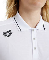 Arena Poloshirt Team Solid Cotton Wit