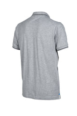 Arena Poloshirt Team Solid Cotton Heather-Grijs
