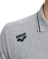 Arena Poloshirt Team Solid Cotton Heather-Grijs