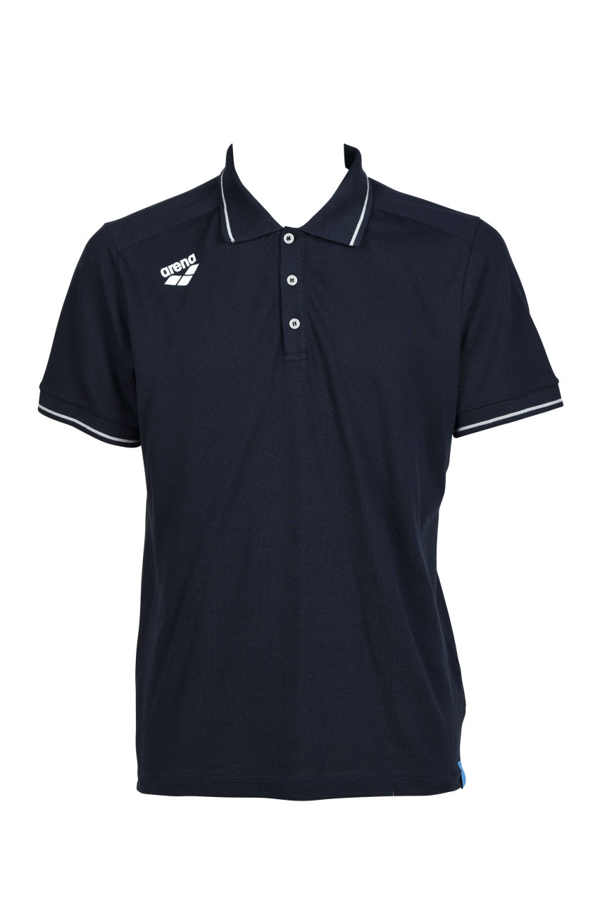 Arena Poloshirt Team Solid Cotton Marine