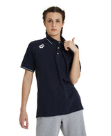 Arena Poloshirt Team Solid Cotton Marine
