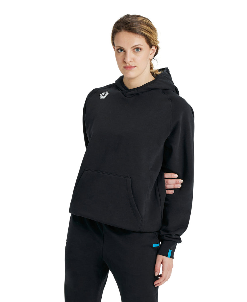 Arena Trui Team Hooded Sweat Panel Zwart