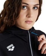 Arena Jas Team Hooded Jacket Panel Zwart