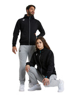 Arena Jas Team Hooded Jacket Panel Zwart