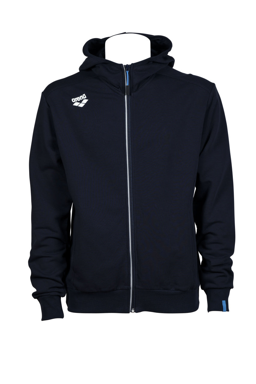 Arena Jas Team Hooded Jacket Panel Marine