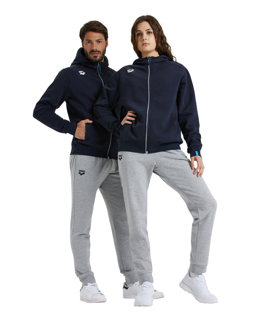 Arena Jas Team Hooded Jacket Panel Marine