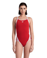 Arena Badpak Icons Super Fly Back Solid Rood/Wit