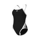 Arena Badpak Icons Super Fly Back Solid Zwart/Wit