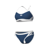 Arena Bikini Icons Cross Back Solid Royal/Wit