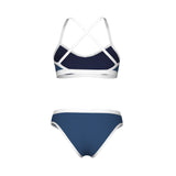 Arena Bikini Icons Cross Back Solid Royal/Wit
