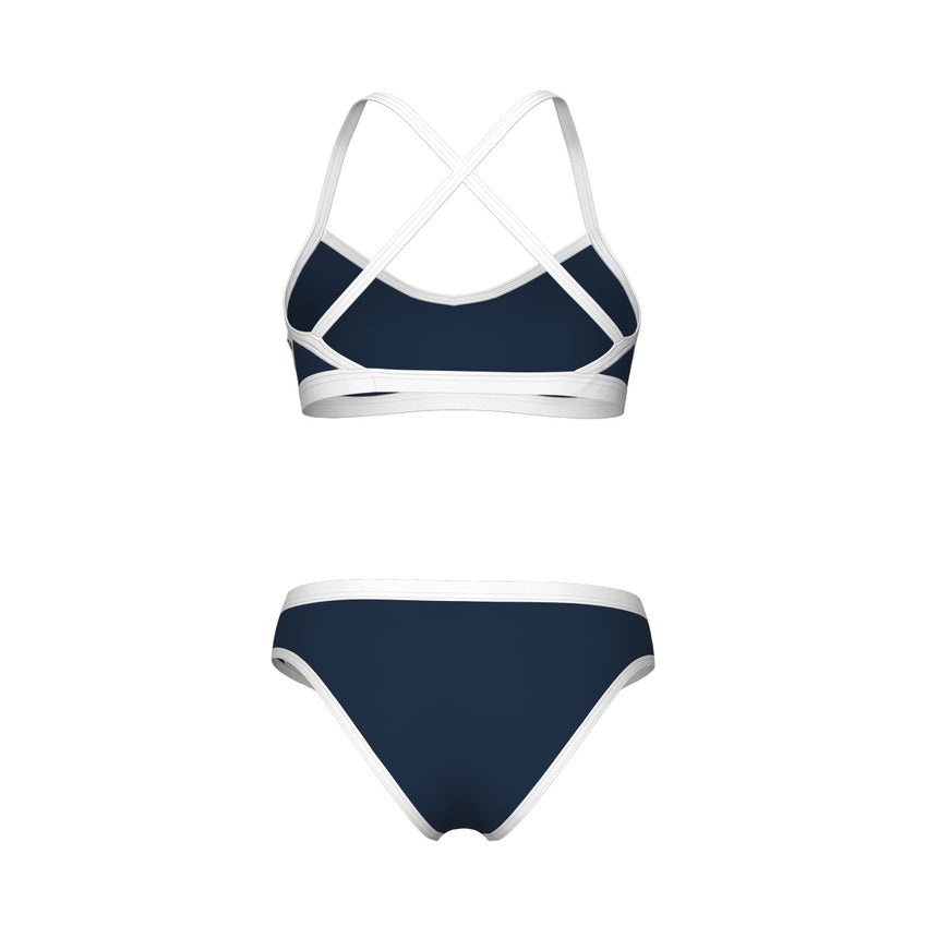 Arena Bikini Icons Cross Back Solid Navy/White