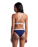 Arena Bikini Icons Cross Back Solid Navy/Wit