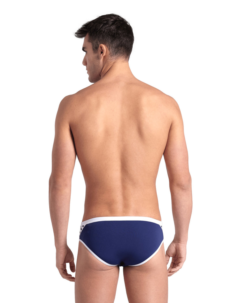 Arena Zwembroek Icons Slip Solid Navy/Wit