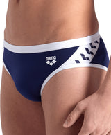 Arena Zwembroek Icons Slip Solid Navy/Wit