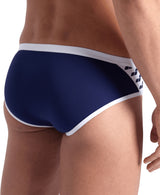 Arena Zwembroek Icons Slip Solid Navy/Wit