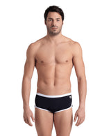 Arena Zwemboxer Icons Low Waist Short Solid Zwart/Wit