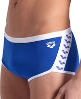 Arena Zwemboxer Icons Low Waist Short Solid Royal/Wit