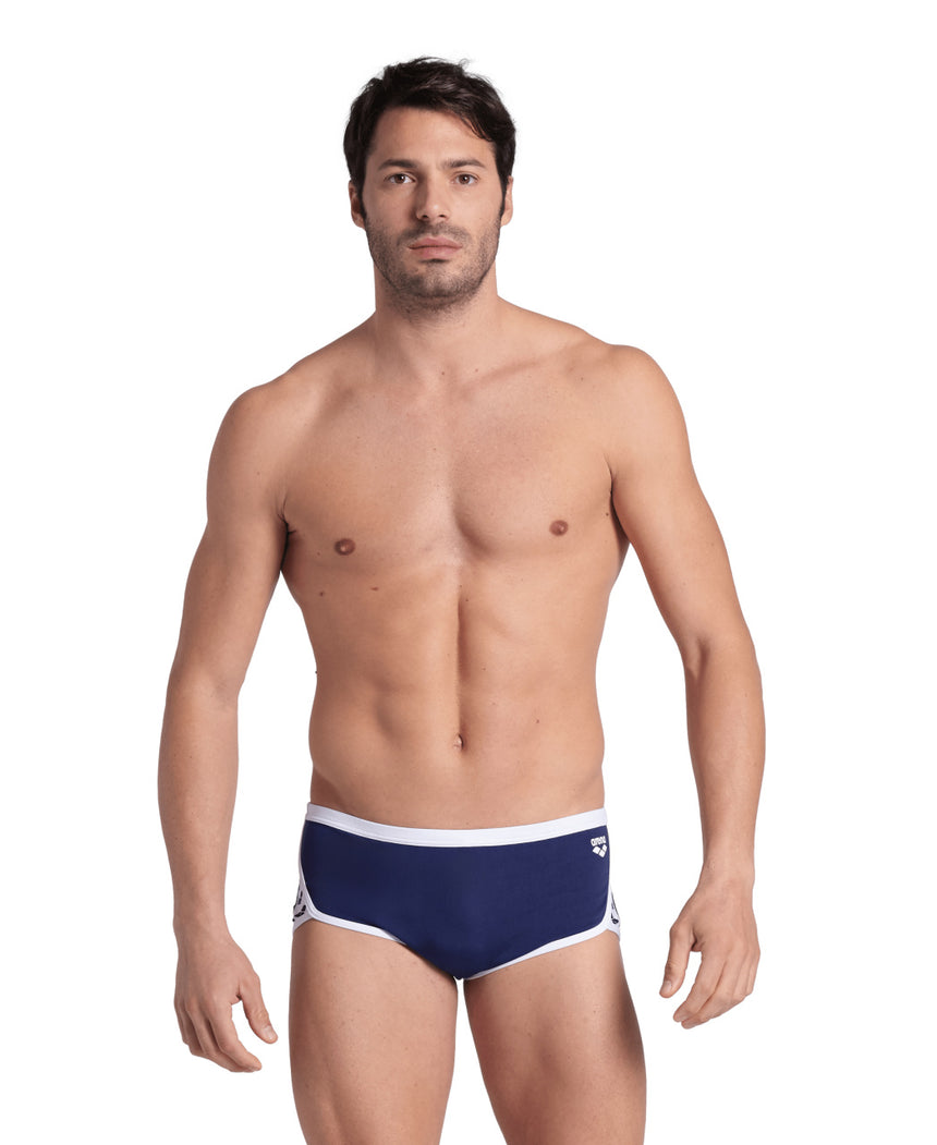Arena Aquashort Icons Low Waist Short Solid Navy/White