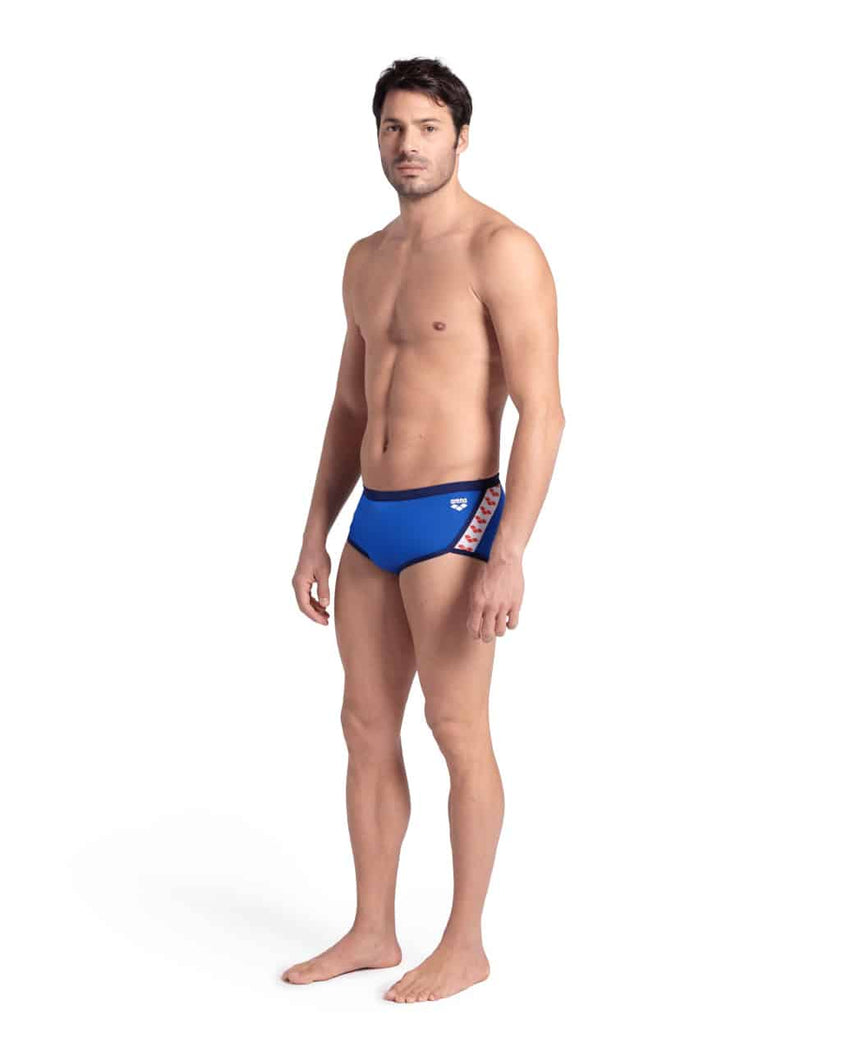 Arena M Icons Swim Low Waist Short Solid Royal-Navy