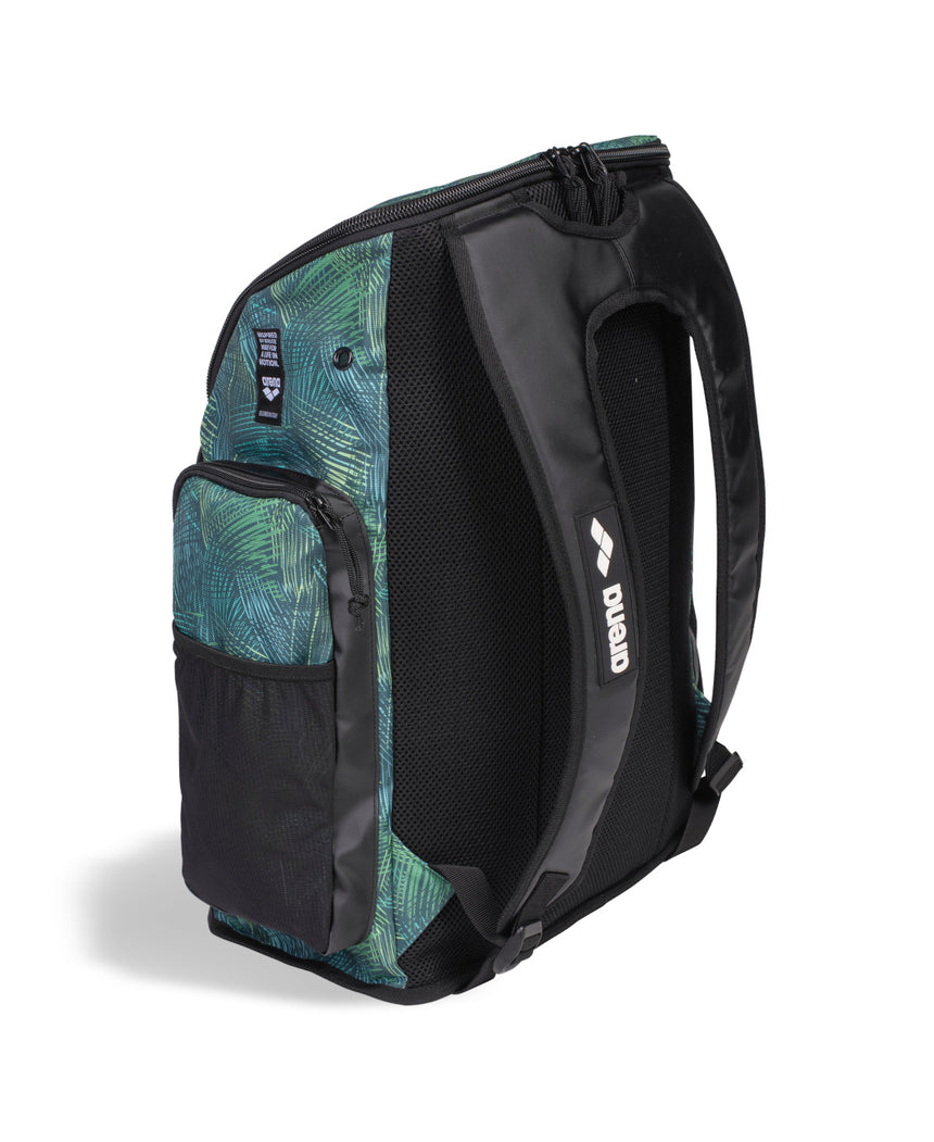 Arena Rugtas Spiky III 45 Allover team energy Groen