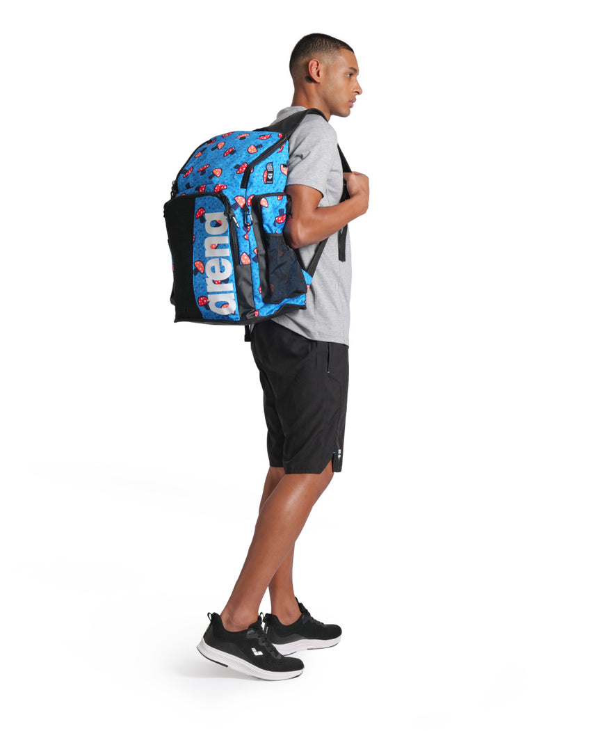 Arena Swim Backpack Spiky III 45L Allover Mushrooms