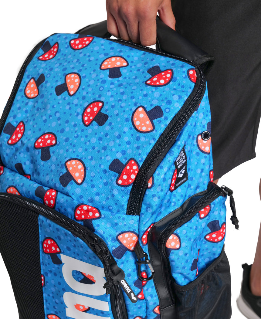 Arena Swim Backpack Spiky III 45L Allover Mushrooms