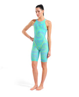 Arena Wedstrijdbadpak Powerskin ST Next Open Rug Limited Edition Fireflow/Blauwgroen