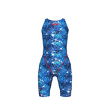Arena Girls Competition Kneeskin Powerskin ST Next Open Back Splashy